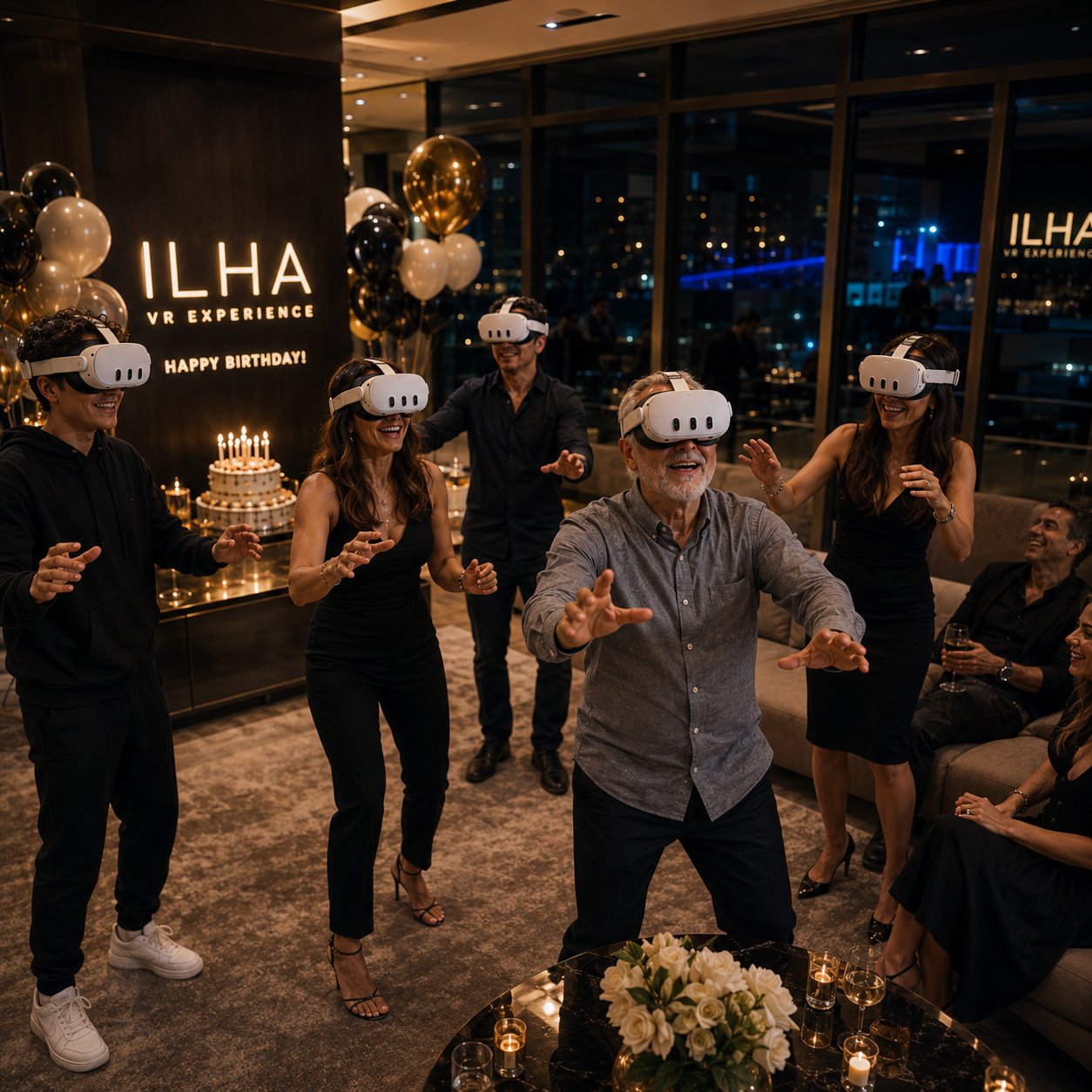 ILHA VR — festa luxuosa